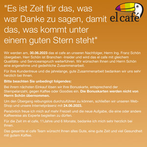 Es ist Zeit Danke zu sagen...