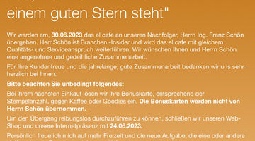 Es ist Zeit Danke zu sagen...